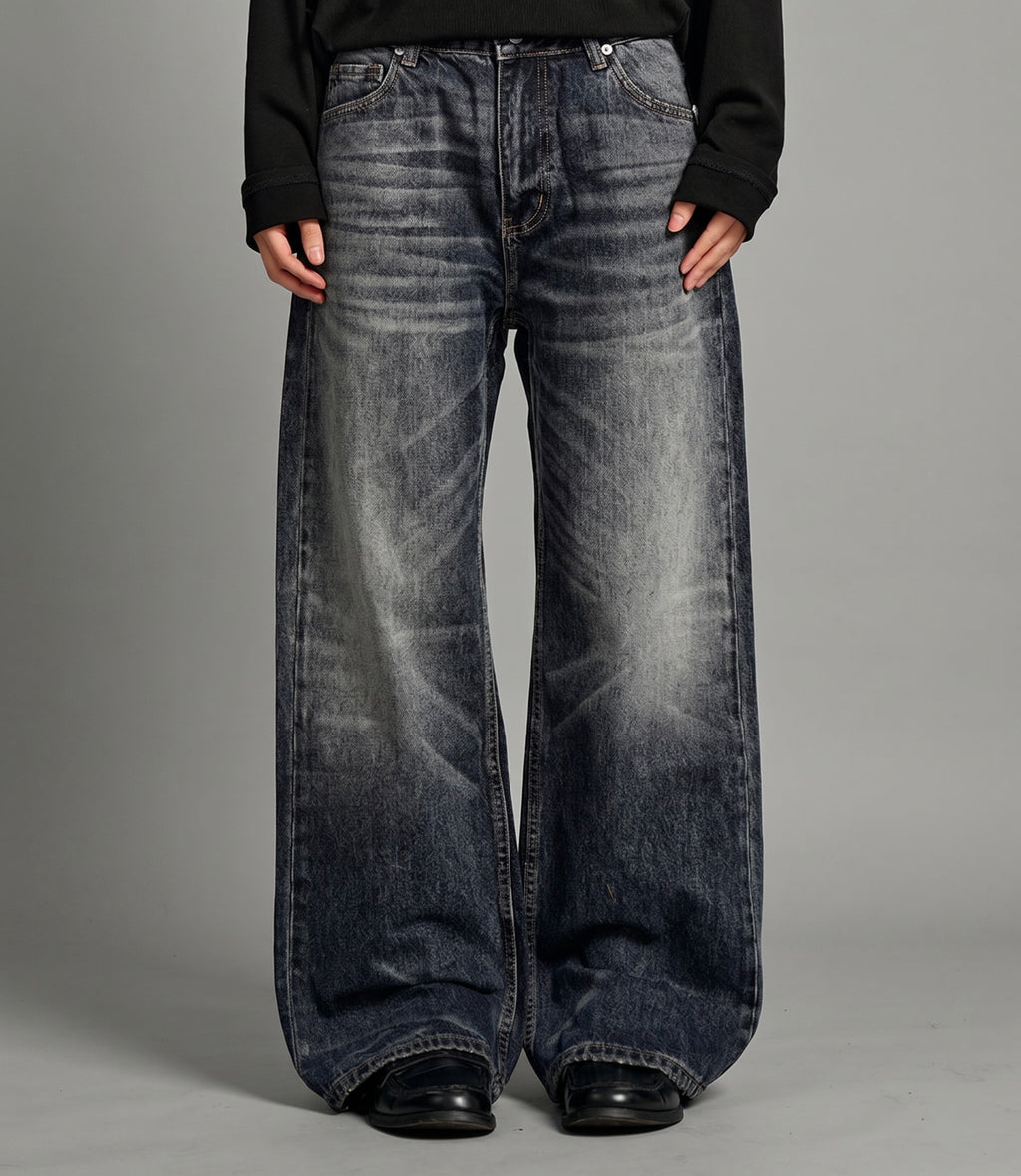 NULL DARK BLUE FLARED DENIM