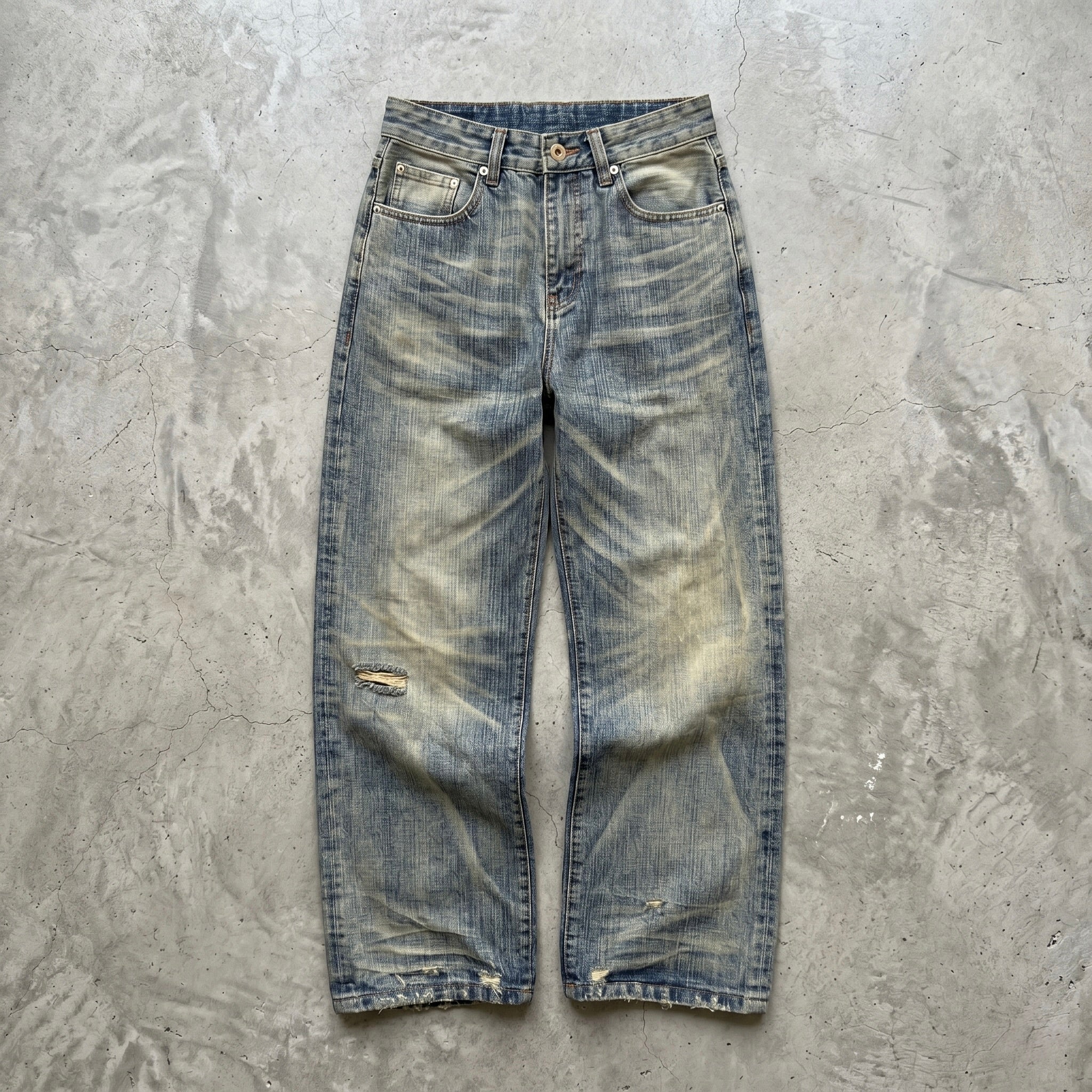 NULL ACID WASH DENIM