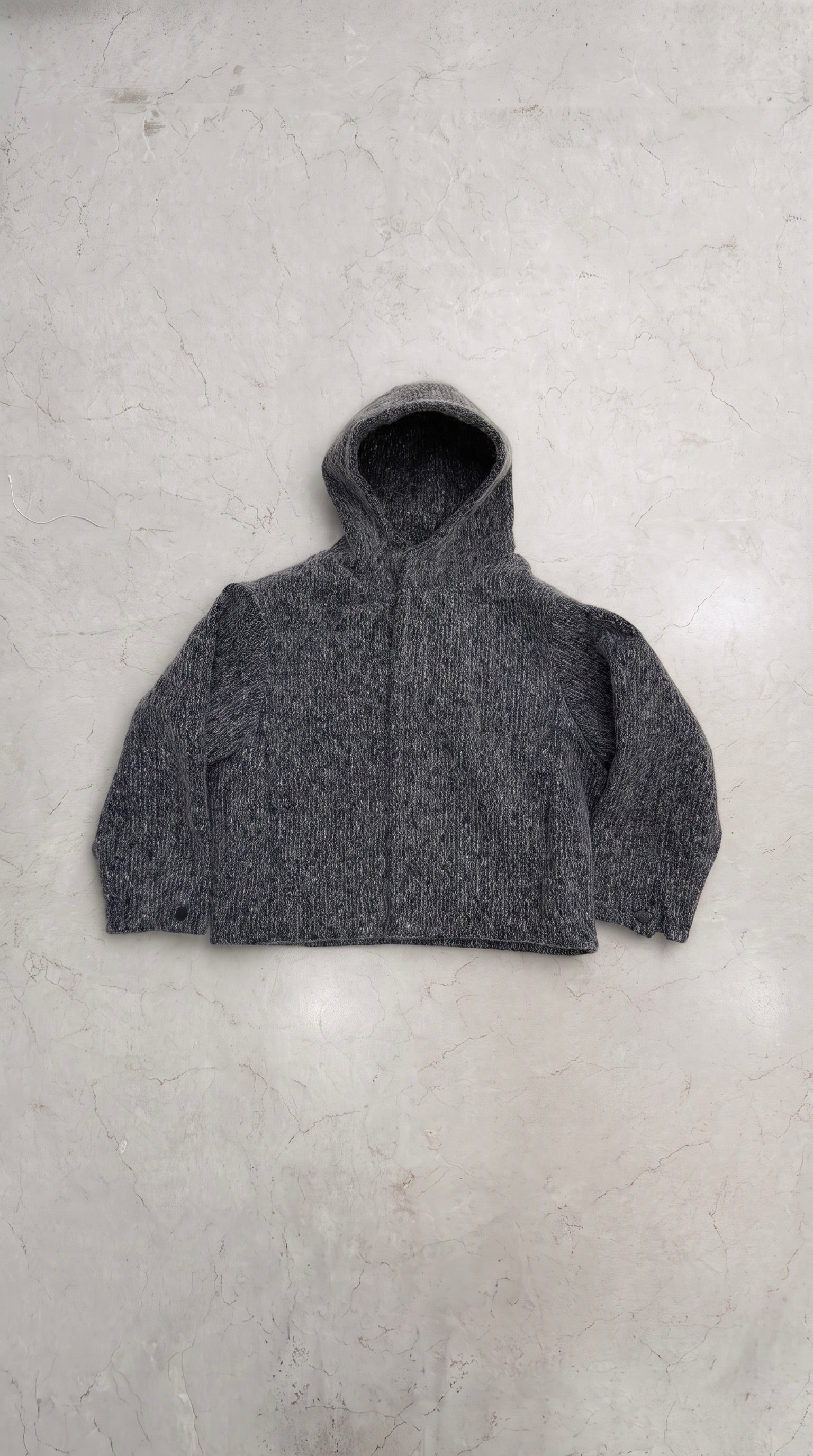 NULL WOOLEN HOODED JACKET