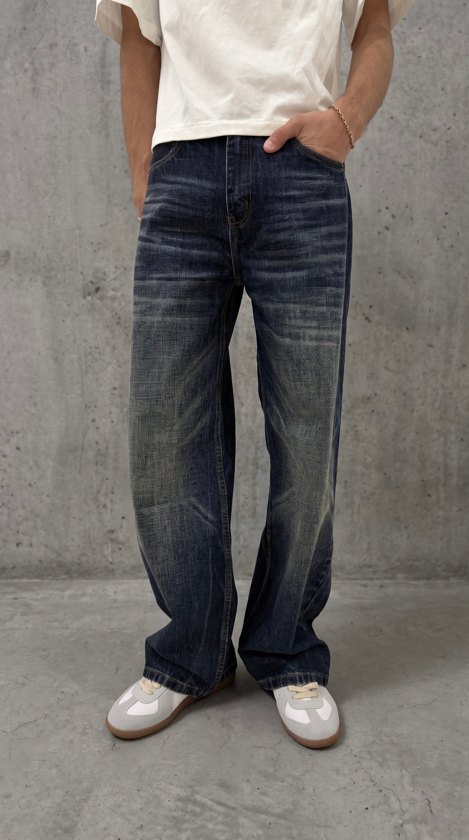 NULL INDIGO SELVEDGE FLARED DENIM