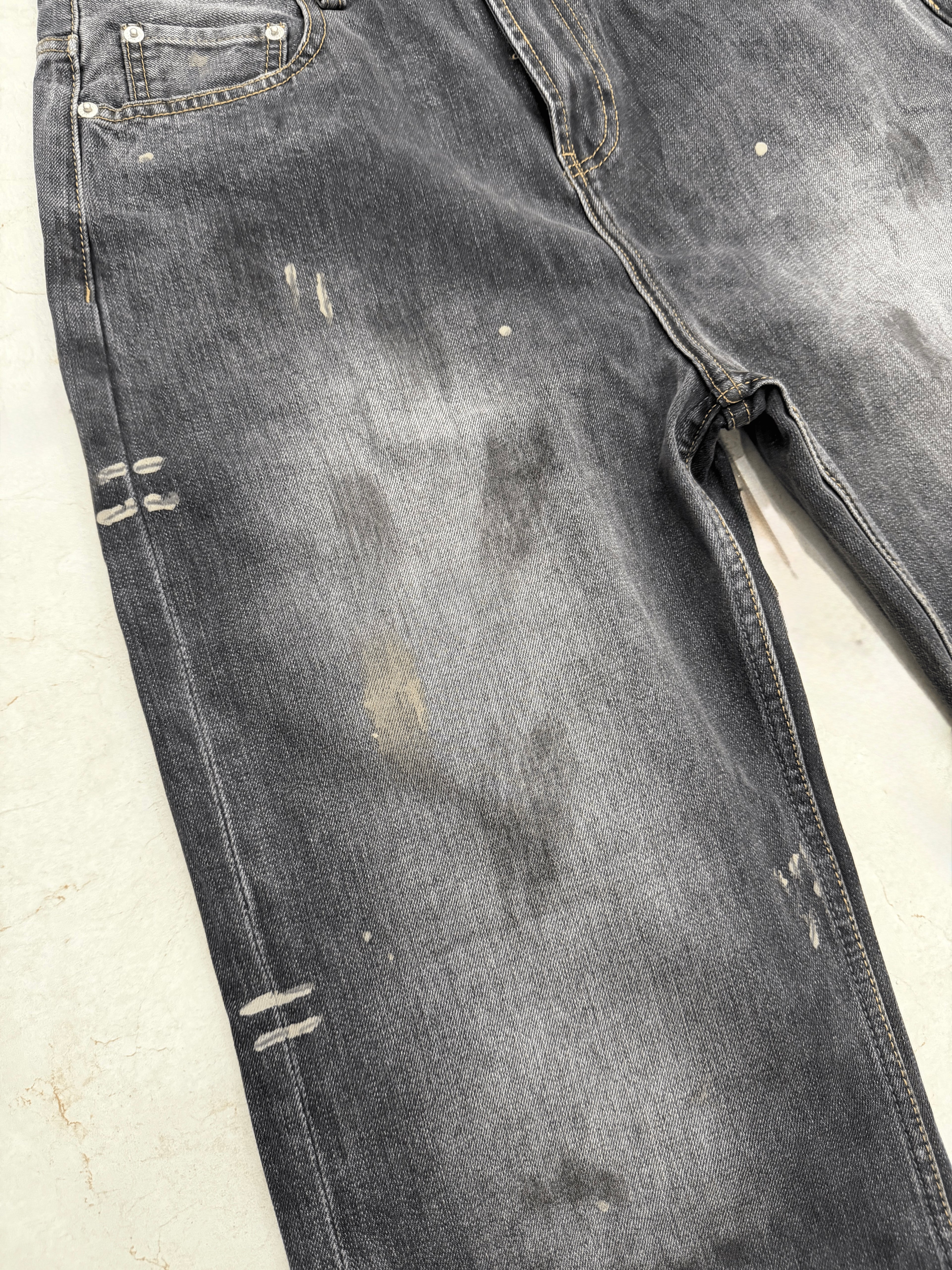 NULL BLACK PAINTER LOOSE DENIM