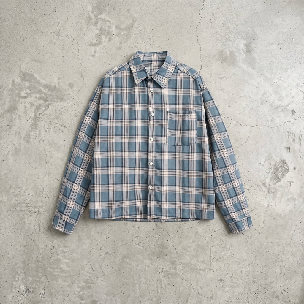 NULL CROPPED LONGSLEEVE BUTTON UP