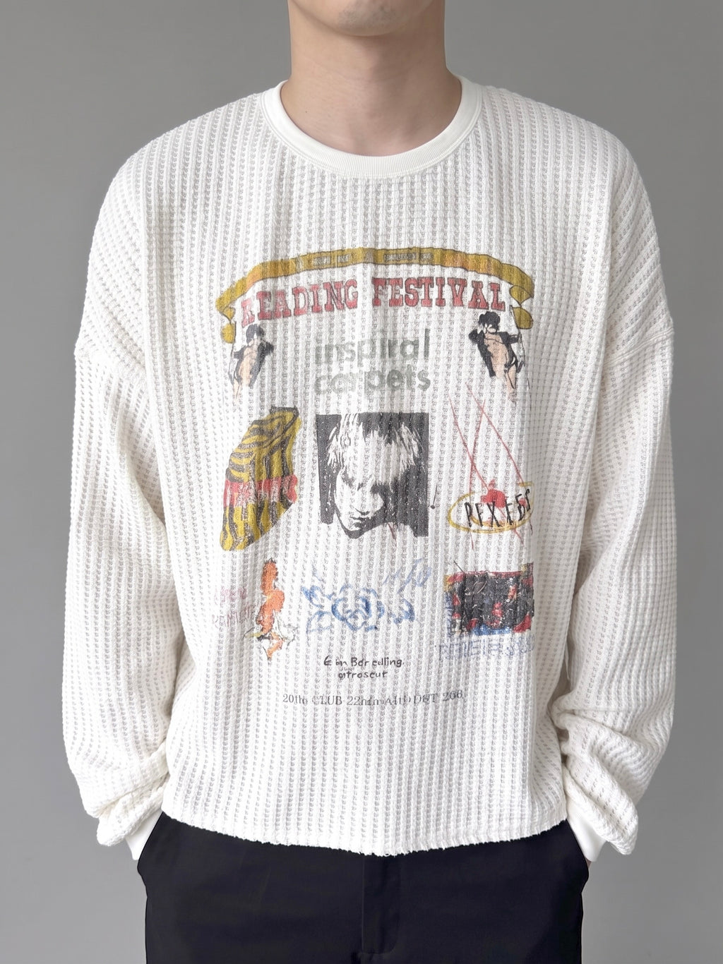 NULL WAFLLE KNIT LONGSLEEVE