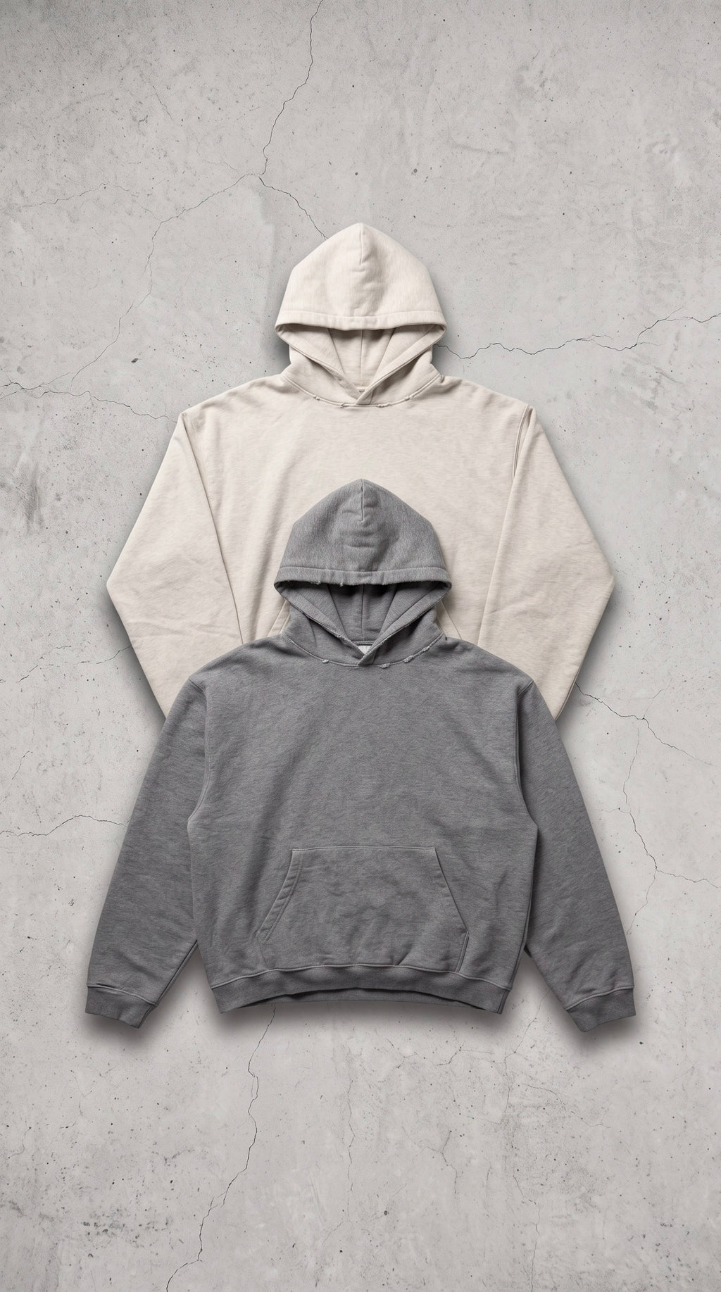 NULL DISTRESSED LOOSE HOODIE