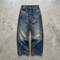 NULL DARK BLUE WIDE LEG DENIM