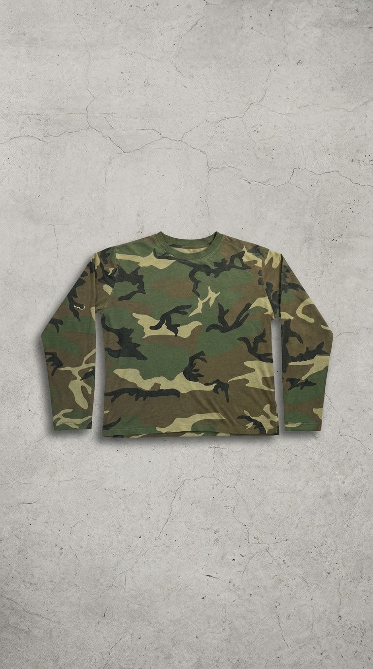NULL CAMMO LONGSLEEVE