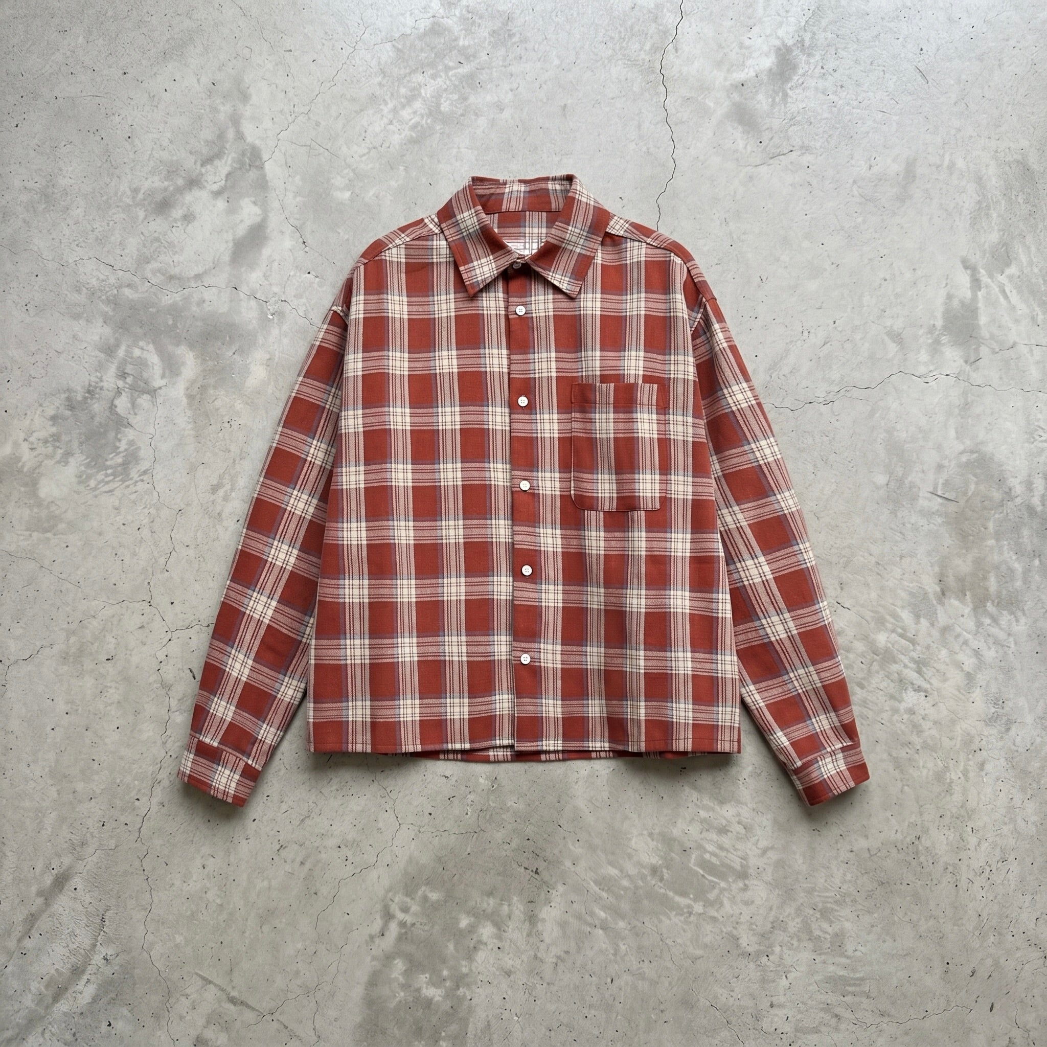 NULL CROPPED LONGSLEEVE BUTTON UP