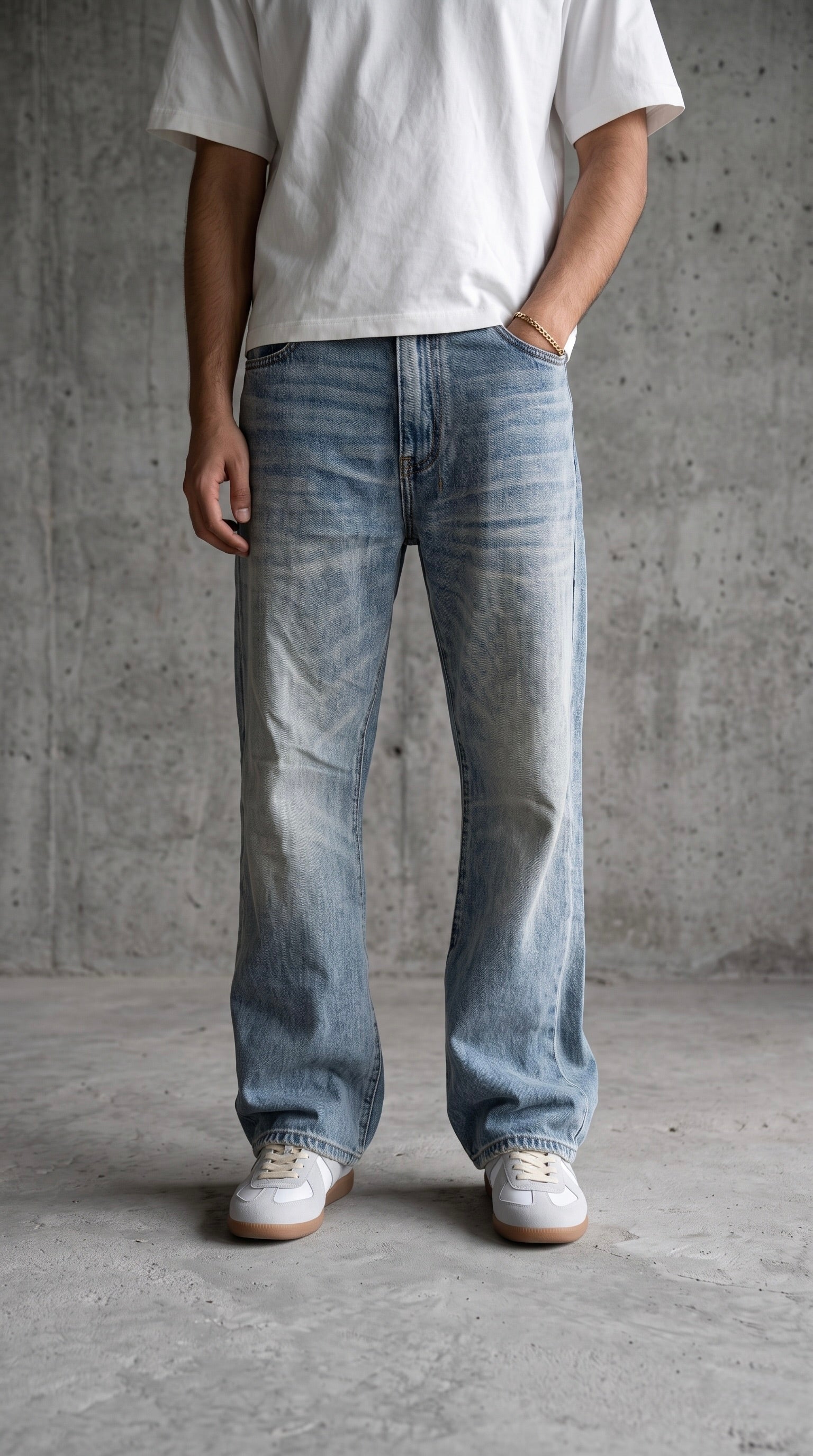 NULL LIGHT BLUE FLARED DENIM