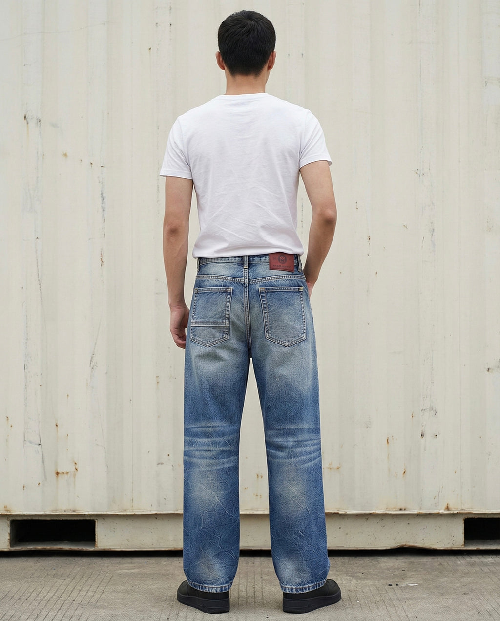 NULL STRAIGHT LIGHT BLUE SELVEDGE DENIM