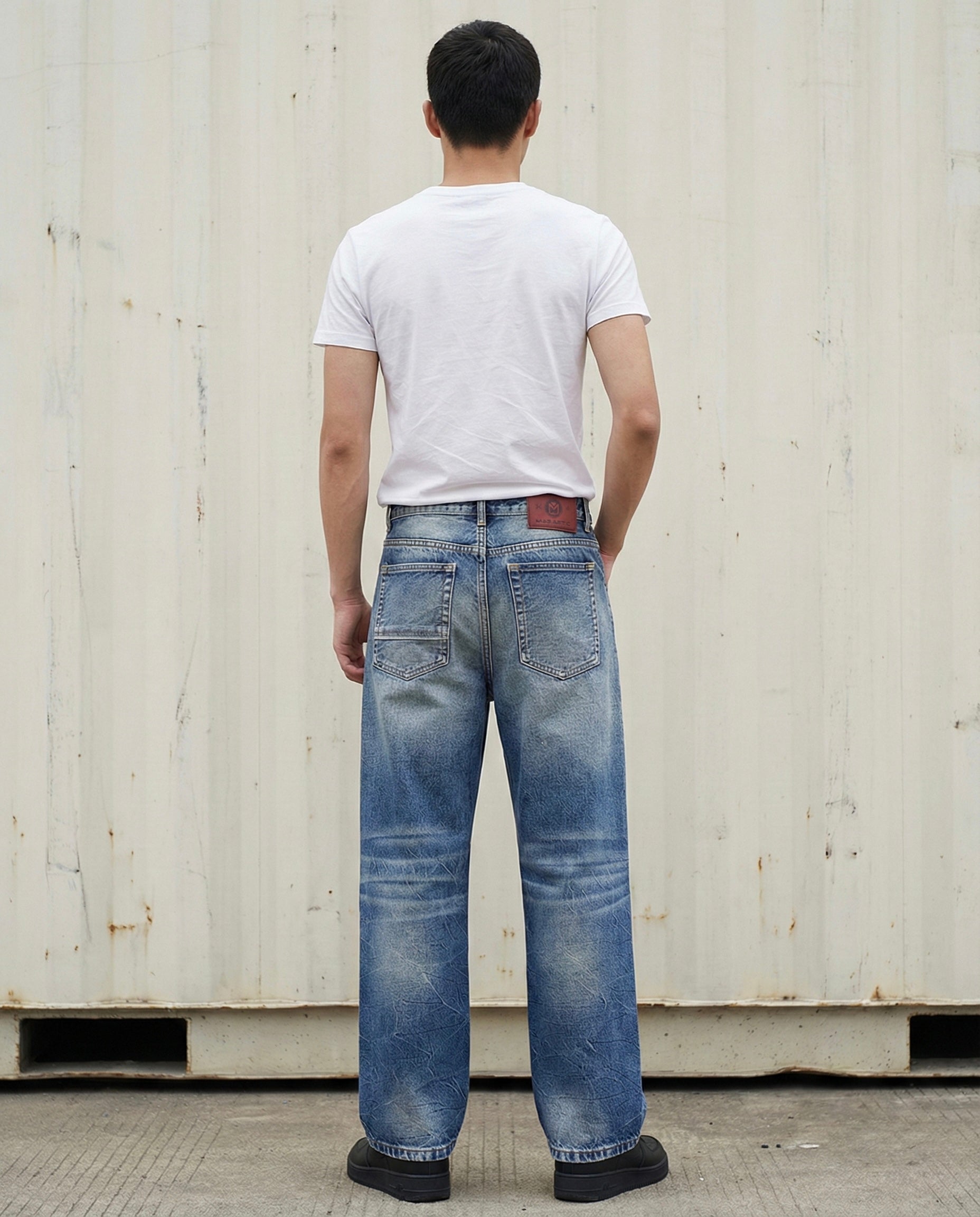 NULL STRAIGHT LIGHT BLUE SELVEDGE DENIM