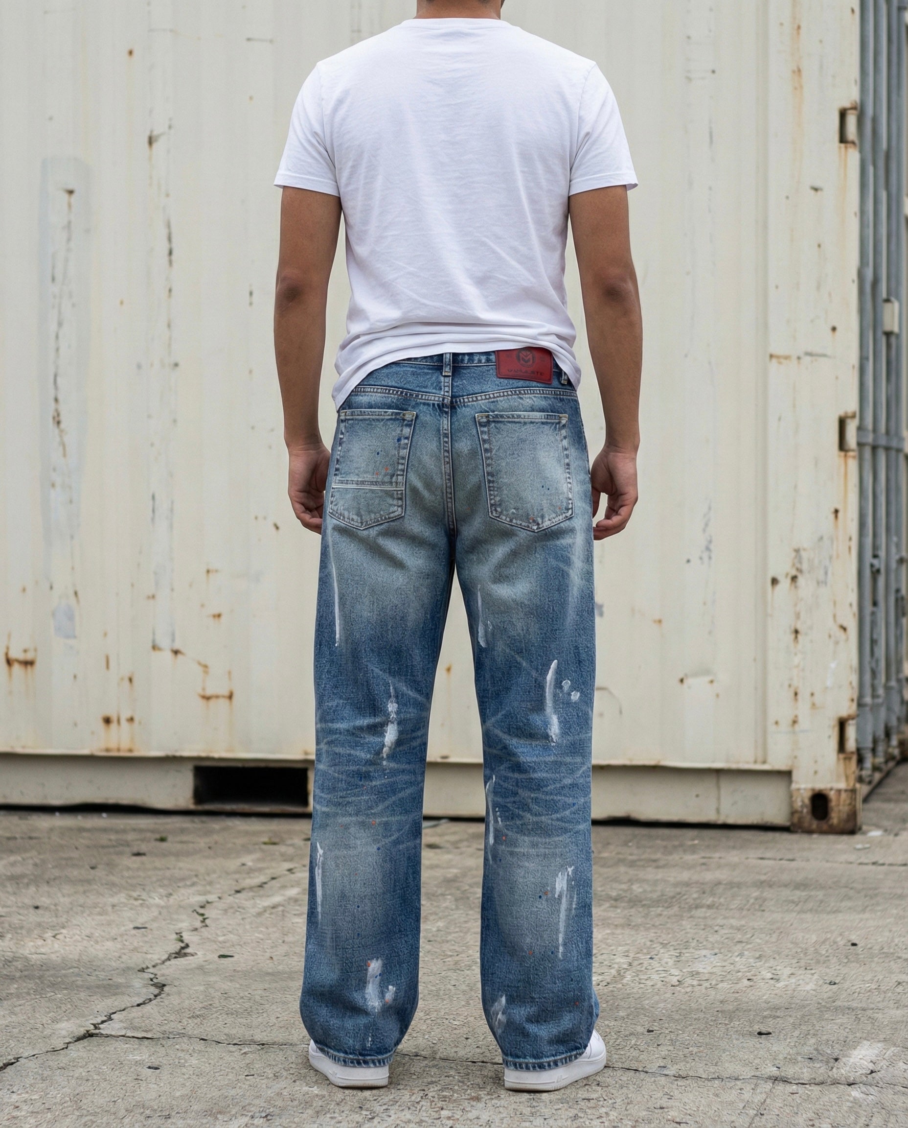NULL LOOSE STRAIGHT PAINTER SELVEDGE DENIM