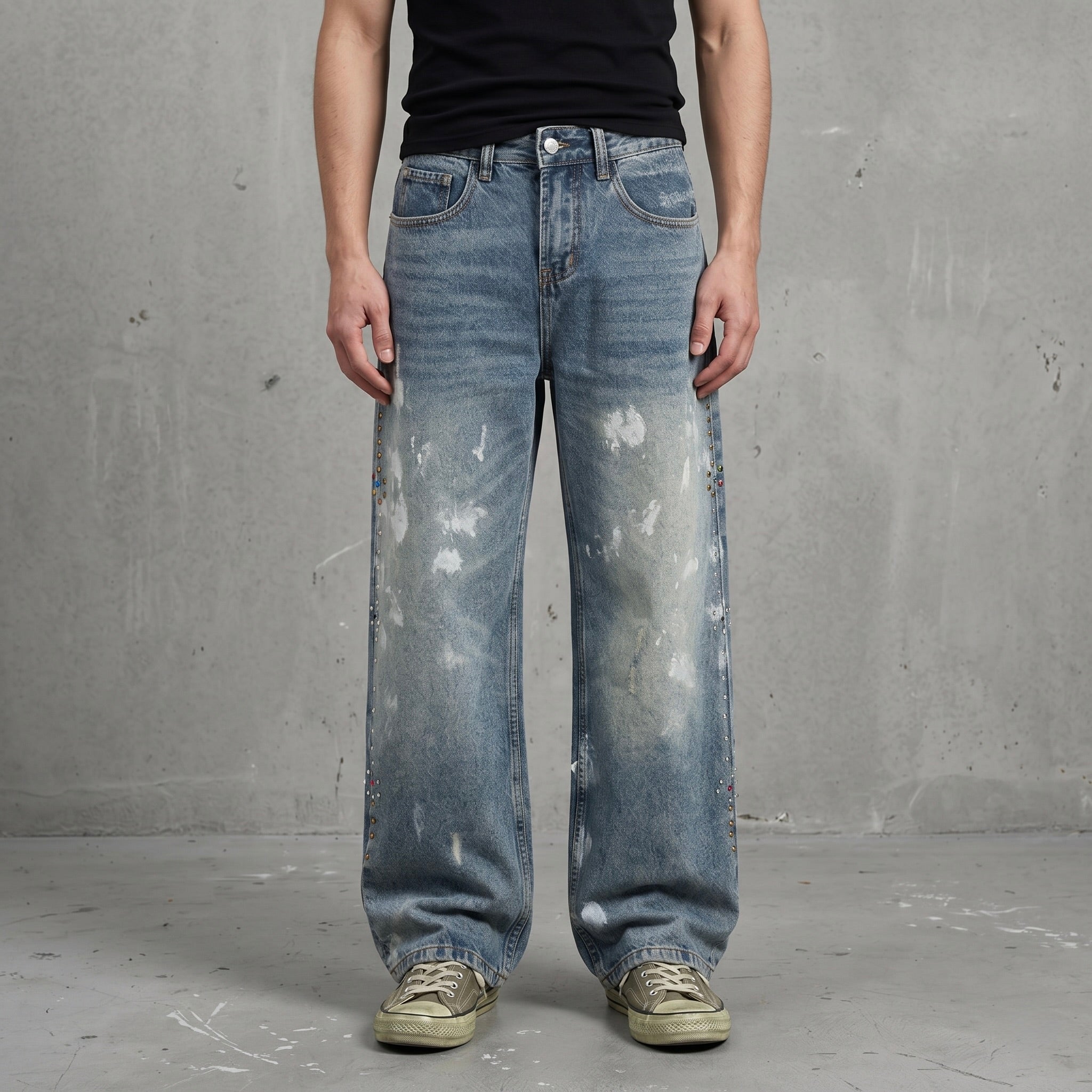 NULL PAINTER LOOSE DENIM