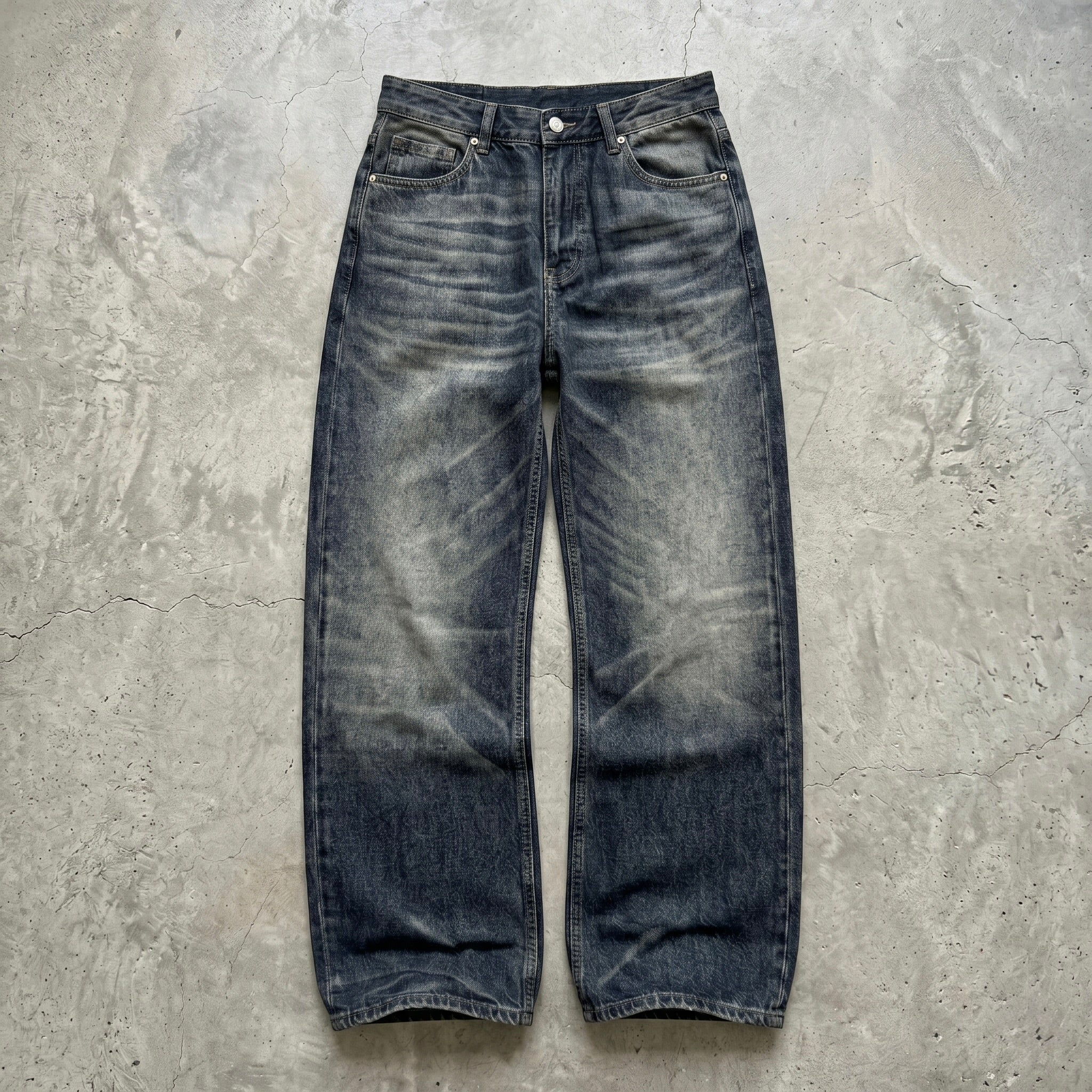 NULL DARK BLUE FLARED DENIM